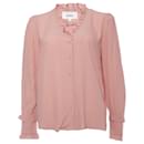bash, pink blouse with ruffles. - Autre Marque