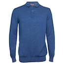 LORO PIANA, Mid blue cashmere sweater - Loro Piana
