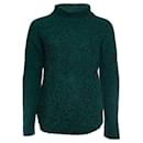 Odeeh, suéter de cuello alto de punto verde - Autre Marque