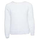 SI-IAE, white knitted sweater. - Autre Marque