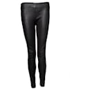 THE ROW, leather trousers in anthracite - The row