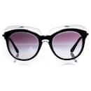 DOLCE & GABBANA, Negro oversize sobre gafas de sol transparentes. - Dolce & Gabbana