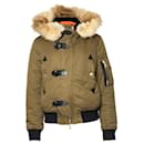 Dsquared2, Green cotton bomber jacket