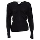 SONIA RYKIEL, Black cashmere sweater with bow. - Sonia Rykiel