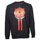 GIVENCHY, Grey crewneck sweater with print - Givenchy