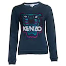 KENZO, suéter azul superior - Kenzo