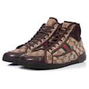 gucci, GG canvas high top trainers - Gucci