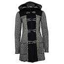 Chanel, tweed hooded monty coat.