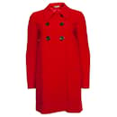 miu miu, casaco de lã vermelho - Miu Miu