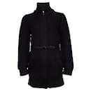 BURBERRY, Knitted black coat - Burberry