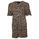 BURBERRY, T-shirt con stampa leopardata. - Burberry