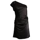 Diane von Furstenberg, vestido de un hombro en talla negra 8/S. - Autre Marque