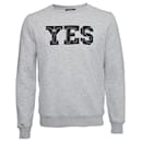 a.P.C., Grey sweater with text. - Autre Marque