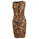 Gianni Versace Couture, abito con stampa leopardata