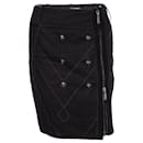 Christian Dior, quilted stitched zip skirt