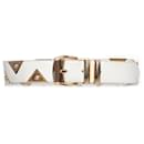 Gianni Versace, belt with gold triangle applications