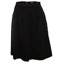 DOLCE & GABBANA, black pleated skirt in size IT46/M. - Dolce & Gabbana