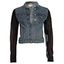 RAG & BONE, denim jacket with leather sleeves - Rag & Bone