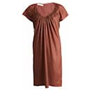 Stella McCartney, Robe marron. - Stella Mc Cartney