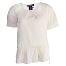 Isabel Marant Etoile, off-white colored tunic top in size 3/M.