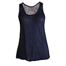 Blue life, blue top with lace on the back - Autre Marque