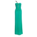 BLUMARINE, Maxi dress in turquoise - Blumarine
