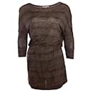 Joie, brown dress with stripes in size XS.