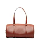 Louis Vuitton Epi Soufflot mit Beutel Lederhandtasche M52223 in guter Kondition