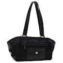 PRADA Hand Bag Nylon Leather Black Auth ki3155 - Prada
