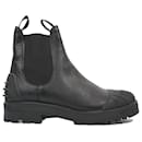 Christian Dior Black / Gold Buckle D-Race Calfskin Leather Boots ref.939091  - Joli Closet