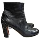 PRADA  Ankle boots T.EU 38.5 leather - Prada