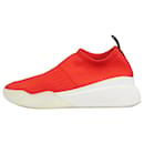 Rote Strick-Slip-On-Sneaker – Größe 28 cm - Stella Mc Cartney