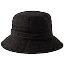 Quilted Tech Bucket Hat - Ganni - Synthetic - Black