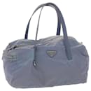 PRADA Shoulder Bag Nylon Light Blue Auth ac2033 - Prada