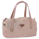 PRADA Hand Bag Nylon Pink Auth bs6844 - Prada