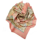 Hermes Pink Axis Mundi Silk Scarf - Hermès