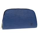 LOUIS VUITTON Epi Dauphine PM Pouch Blue M48445 LV Auth 46250 - Louis Vuitton