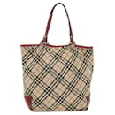 BURBERRY Borsa Tote Nova Check Nylon Beige Auth 46688 - Burberry