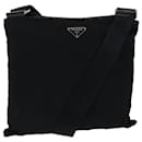 PRADA Shoulder Bag Nylon Black Auth ep919 - Prada