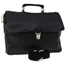 BALLY Hand Bag Leather 2way Shoulder Bag Black Auth cl613 - Bally