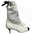 CHANEL  Boots T.EU 39.5 Leather - Chanel