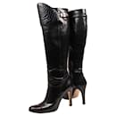 Amazing Gucci Classic Boots with Alligator Details