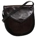 SAINT LAURENT Shoulder Bag Leather Brown Auth ep895 - Saint Laurent
