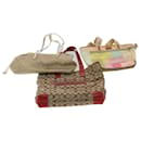 Coach Signature Bandolera Lona Cuero 3Establecer Auth ar beige rojo9784