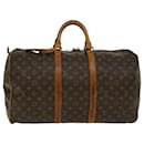 Louis Vuitton Monogram Keepall 50 Boston Bag M41426 LV Auth 46810