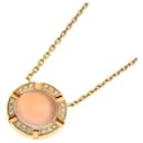 *[Used] Chaumet CHAUMET Class One Cruise Necklace K18PG Rose Quartz Diamond Pink gold x pink