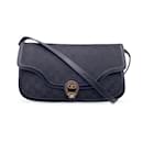 Bolso de hombro convertible de lona con monograma negro vintage - Gucci