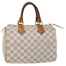 Louis Vuitton Damier Azur Speedy 25 Hand Bag N41534 LV Auth 46346