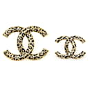 22A SET OF 2 CC XXL PANTHER BROOCHES - Chanel