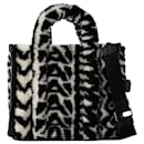The Medium Tote  - Marc Jacobs - Synthetic - Black/ivory
